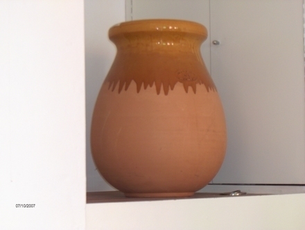 Provence bolkruik 50 cm geel