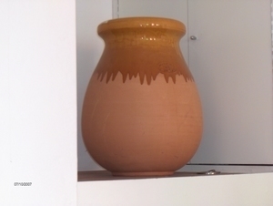 Provence bolkruik 50 cm geel