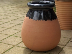 Provence bolkruik  43 cm blauw